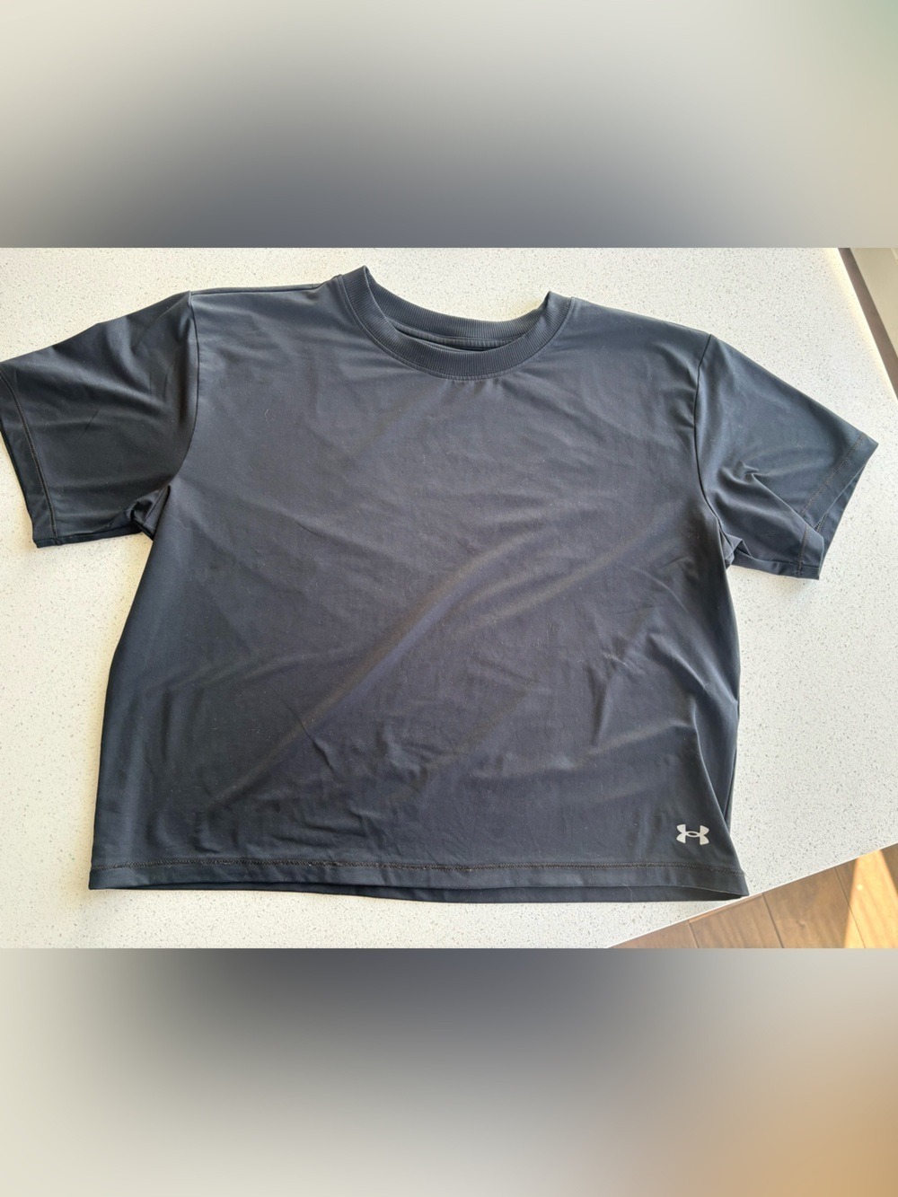 Under Armour Black Crewneck Athletic Tee